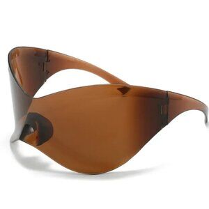Chocolate Brown Oversized Kimmy Shades